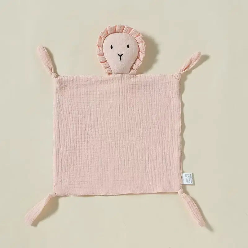 Baby Cotton Muslin Comforter Blanket Soft Newborn Sleeping Dolls Kids Fashion Sleep Toy Soothe Appease Towel Bibs