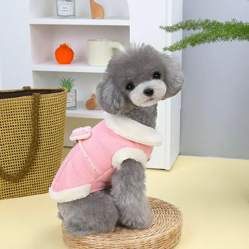 Winter Dog Cotton Jacket Warm Pet Dogs Clothes for Small Medium Dogs Cats Puppy Coat French Bulldog Chihuahua Clothing Poodle
