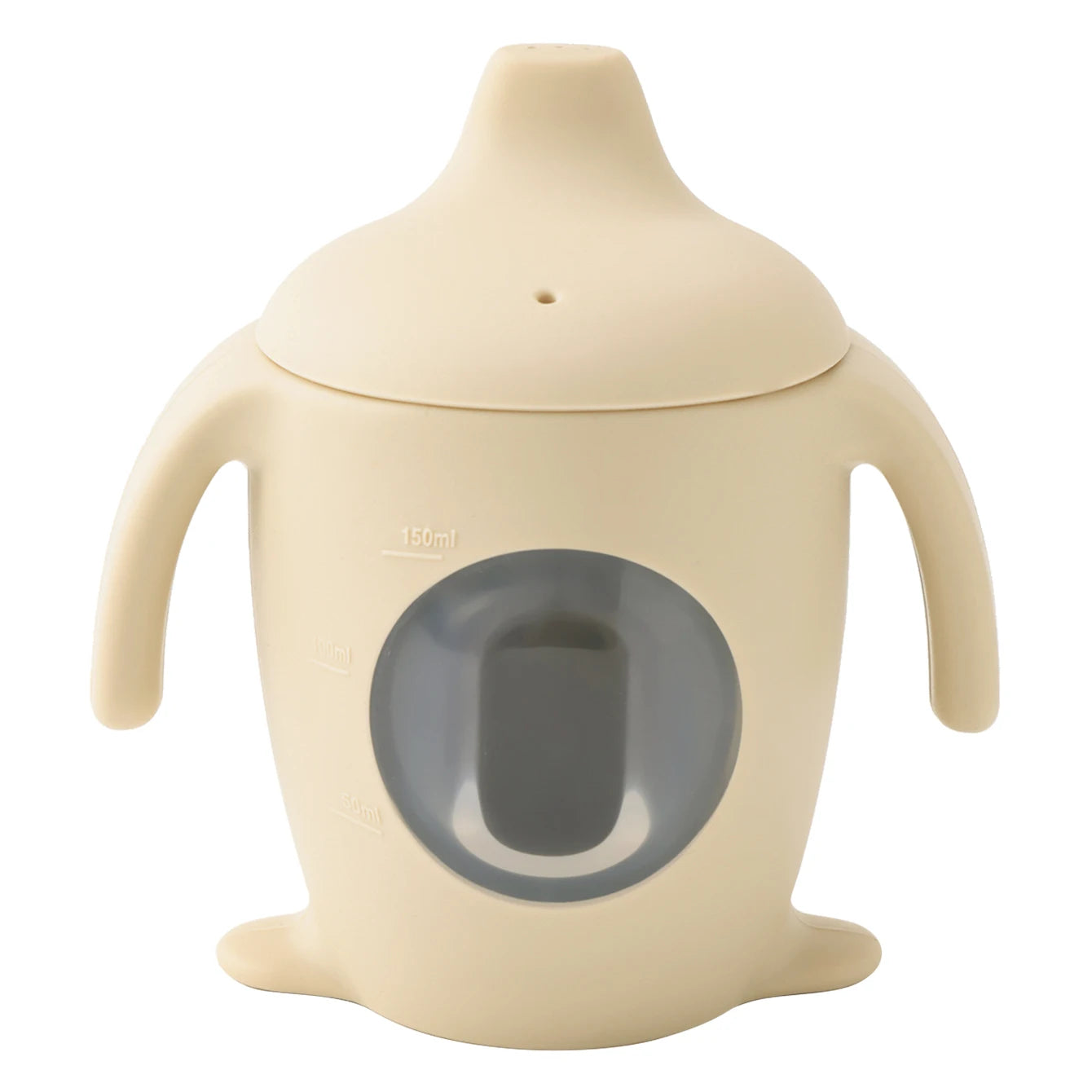 Color Kids 1PCS Silicone Penguin Sippy Cup Transparent Baby Water Bottle BPA Free Leakproof Portable Infant Cup Baby Gifts