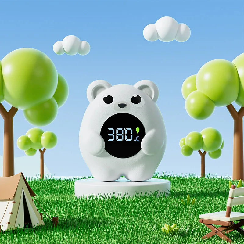 Baby Safe Bath Thermometer - Cute Floating Duck with LED Temp Display & Waterproof Alarm for Toddlers Bebe Banho