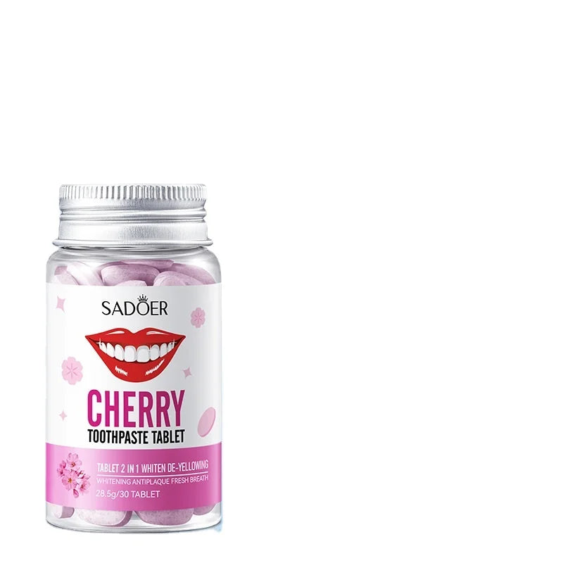 Sakura Flavor Solid Toothpaste Tablets Healthier Teeth Gums Teeth Whitening Remove Smoke Stains Fresher Breath Oral Care