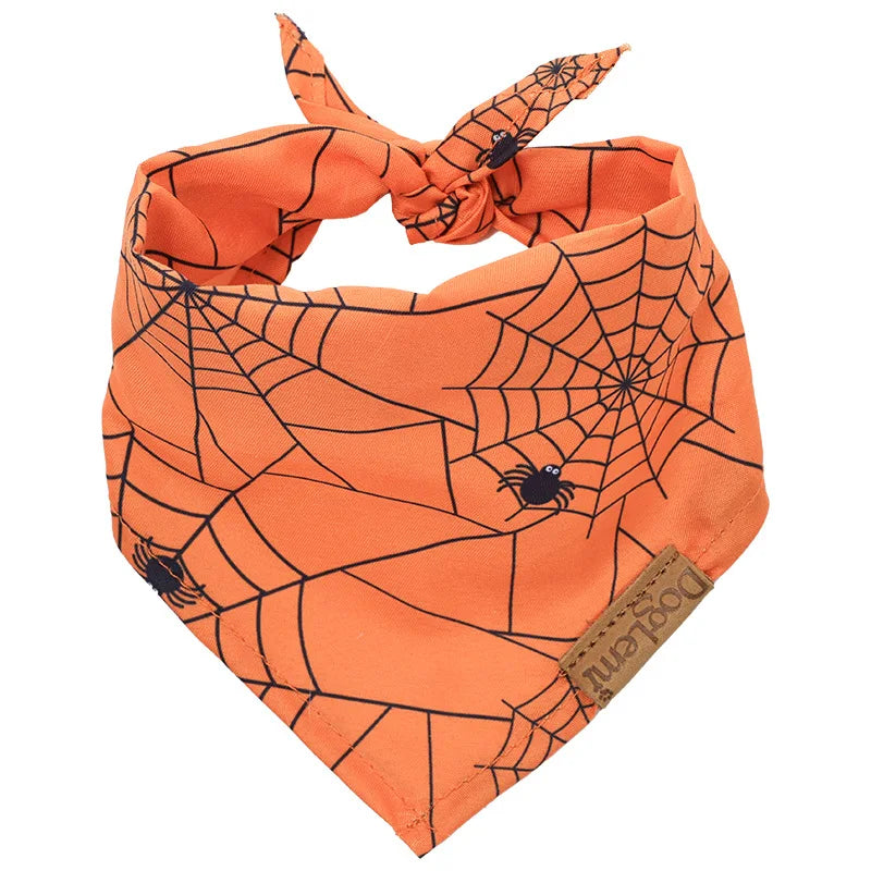 Dog Scarf Pet Dog Bandana Bib Pet Bandana Pet Accessories Triangular Bandage Adjustable Tie On for Cat Puppies Medium Large Dogs