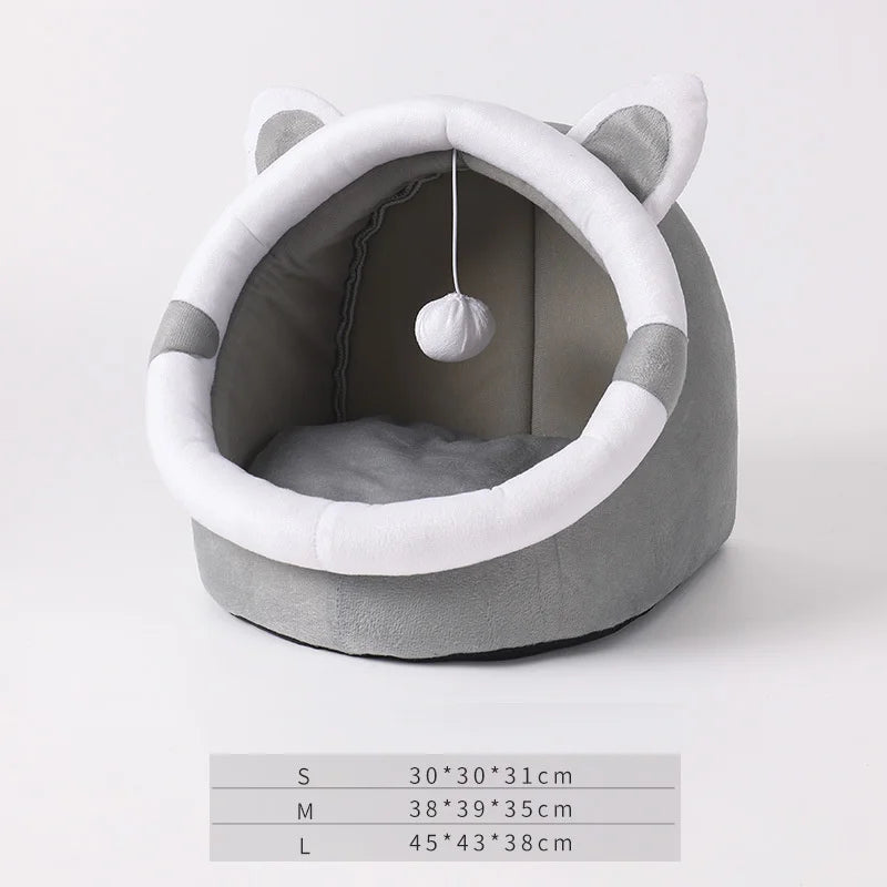 Cat Cottage Cat Pet Litter Semi-enclosed Kennel Cat House Pet Supplies Small and Medium-sized Dogs Are Universal in All Seasons