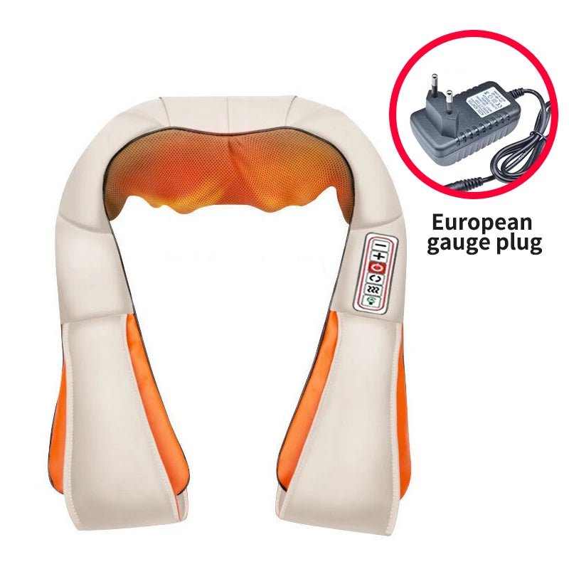 Home Neck Massager, Shiatsu Portable Shoulder Massager For Tissue Relief And Muscle Relaxation, Suitable For Multiple Scenarios
