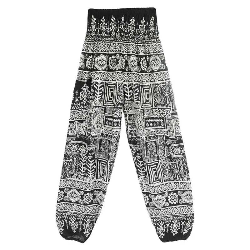 Yoga Pants Women Hippie Harem Printed Leggings Boho High Waisted Pantalone De Mujer Cintura Alta Calca Feminina Beach