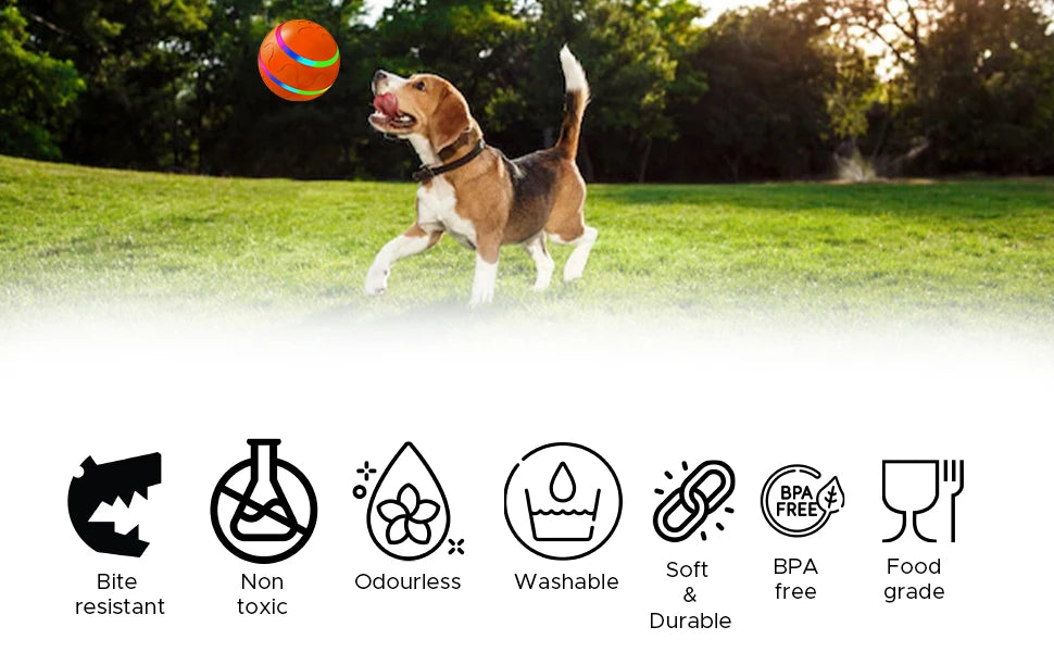 Interactive Dog Toy Ball with Remote Control, Active Rolling Ball for Dogs,Wicked Ball for Small Medium Large Dogs pet toys