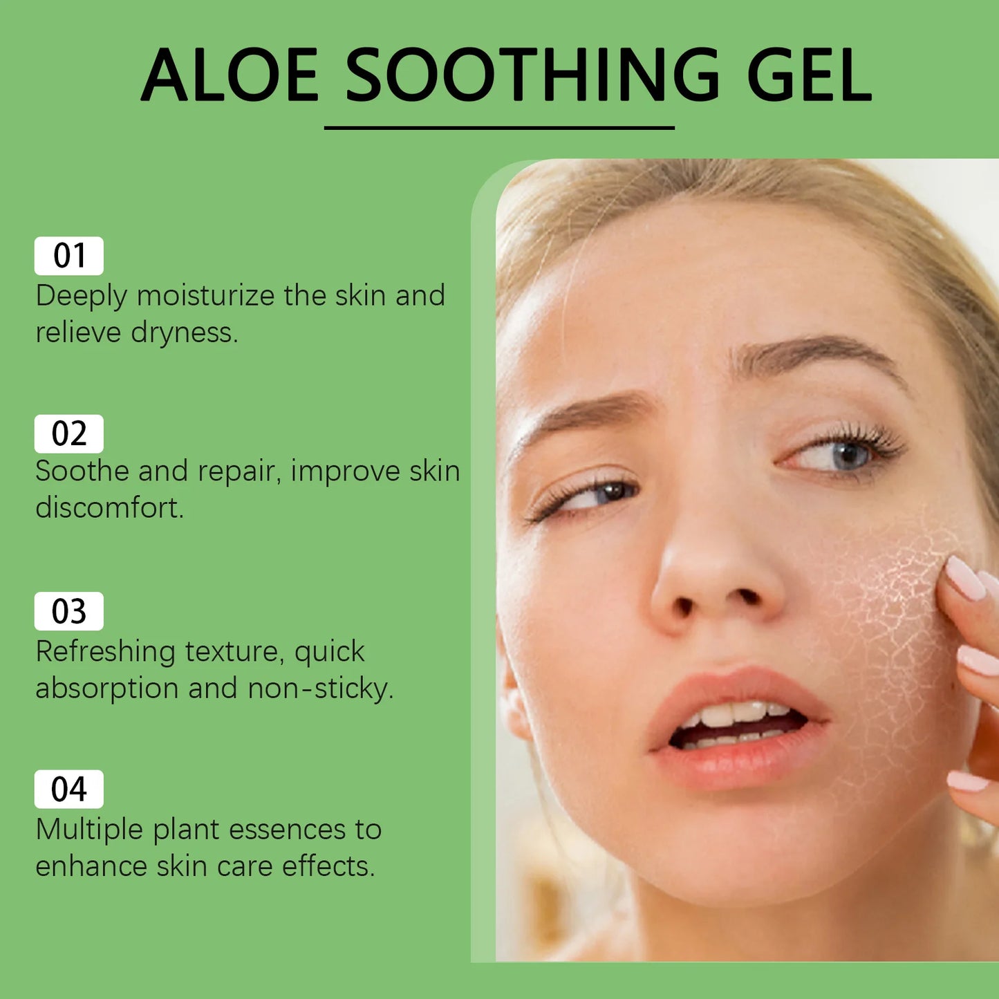 120ml Natural Organic Aloe Vera Gel Skin Lightening Moisturizing Tone Acne-removing Aloe Vera Gel After-sun Moisturizing Cream