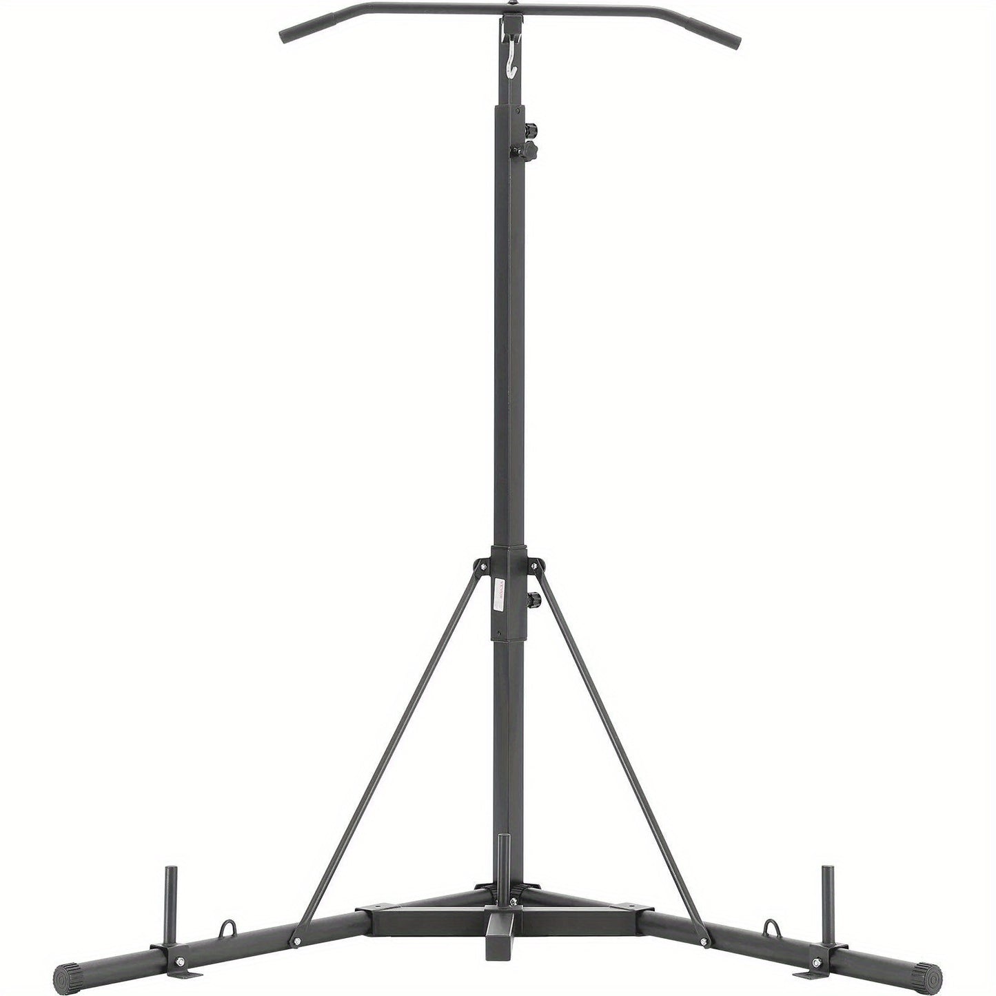 VEVOR 2 in 1 Punching Bag Stand Steel Heavy Duty Workout Equipment Adjustable Height Boxing Punching Bag Stand with Pull Up Bar Freestanding Sandbag Rack Holds Up to 400 lbs for Home Gym Fitness