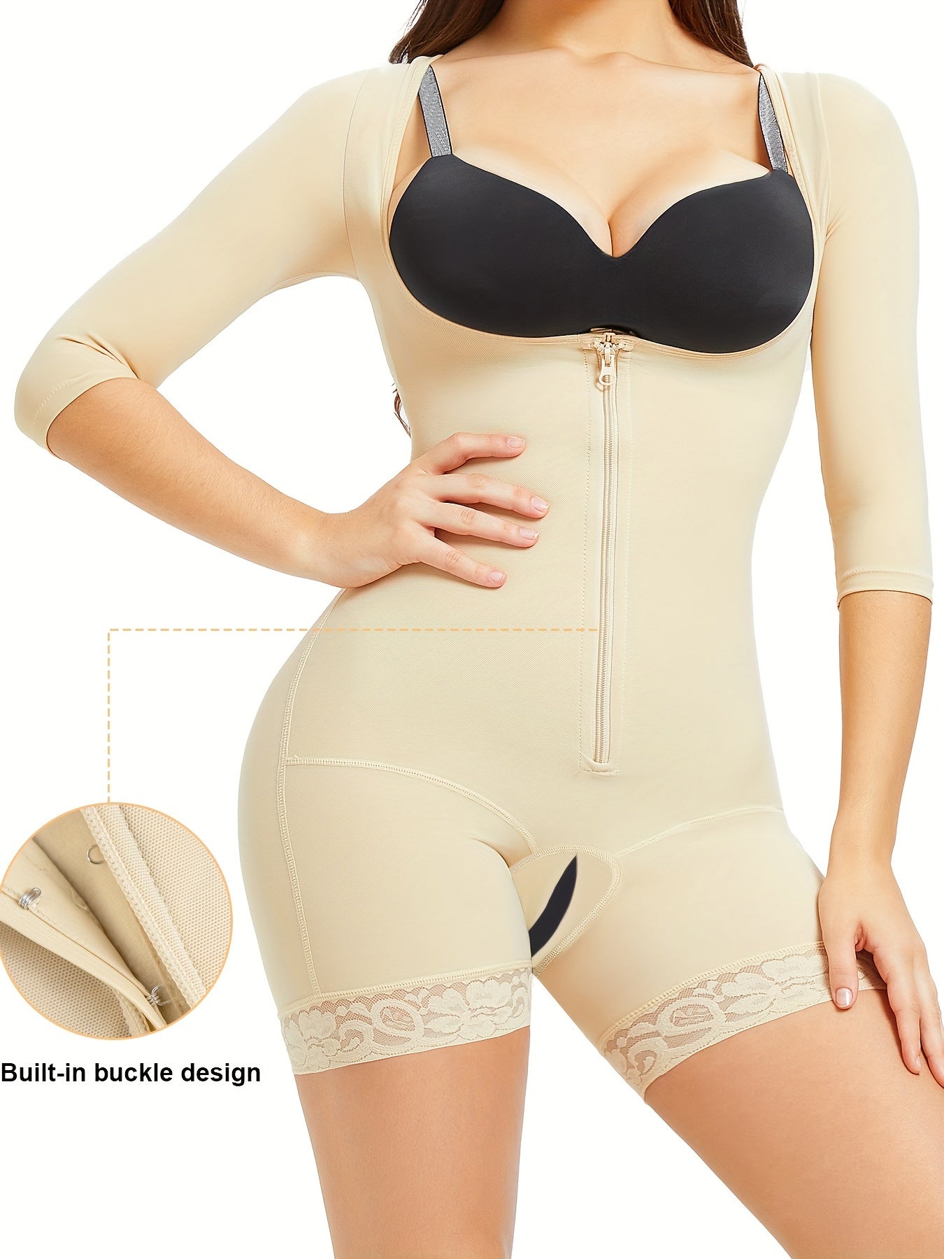 Postpartum Shaping Bodysuit - Waist Trainer Tummy Control Open Crotch Open Bust Slip Body Shaper - Breathable Fabric - For Women Postpartum Recovery & Shapewear - Suitable for Daily Wear & Exercise - Perfect Gift for New Moms