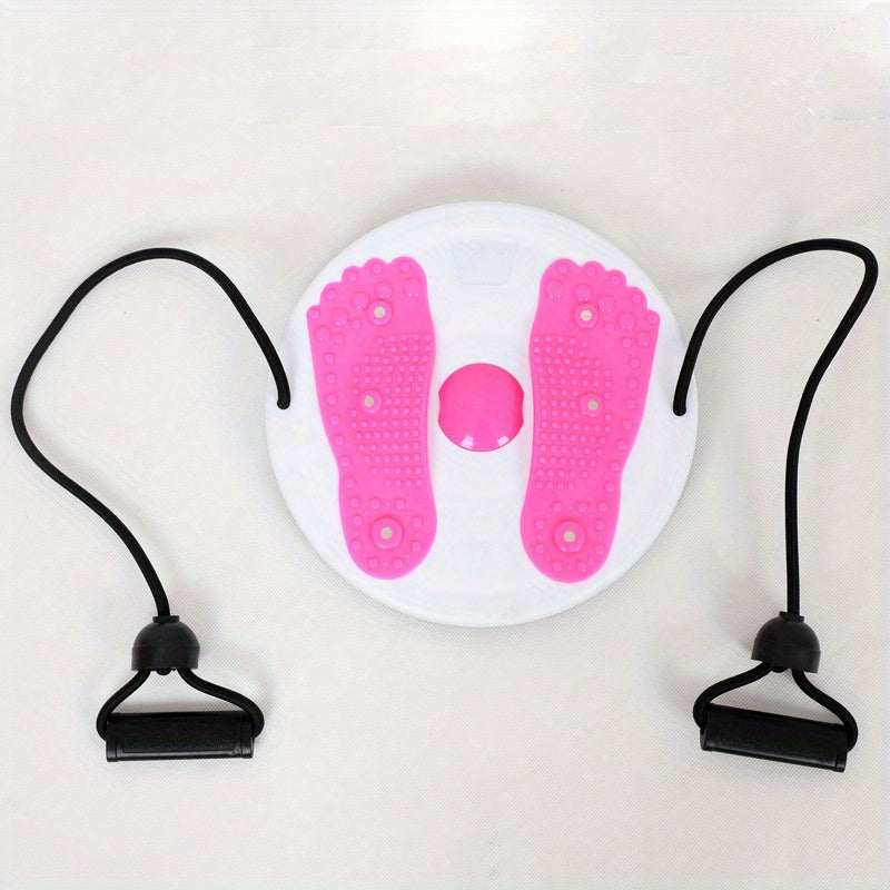 1pc Magnetic Twisting Boards With Pull Rope, Fitness Foot Massage Disc, Balance Board For Yoga, Gym Sport, Exercise, Waist & Hips & Legs Twisting, Body Shaping