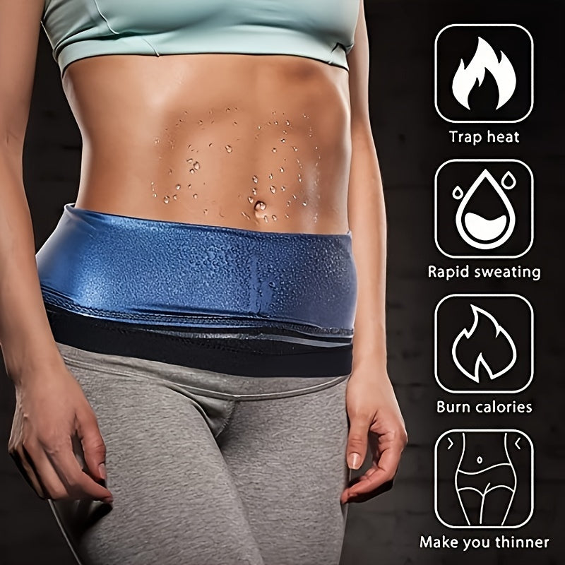 Tummy Control Belt - Sweat Resistant Waist Support for Exercise, Yoga, Fitness, Sauna