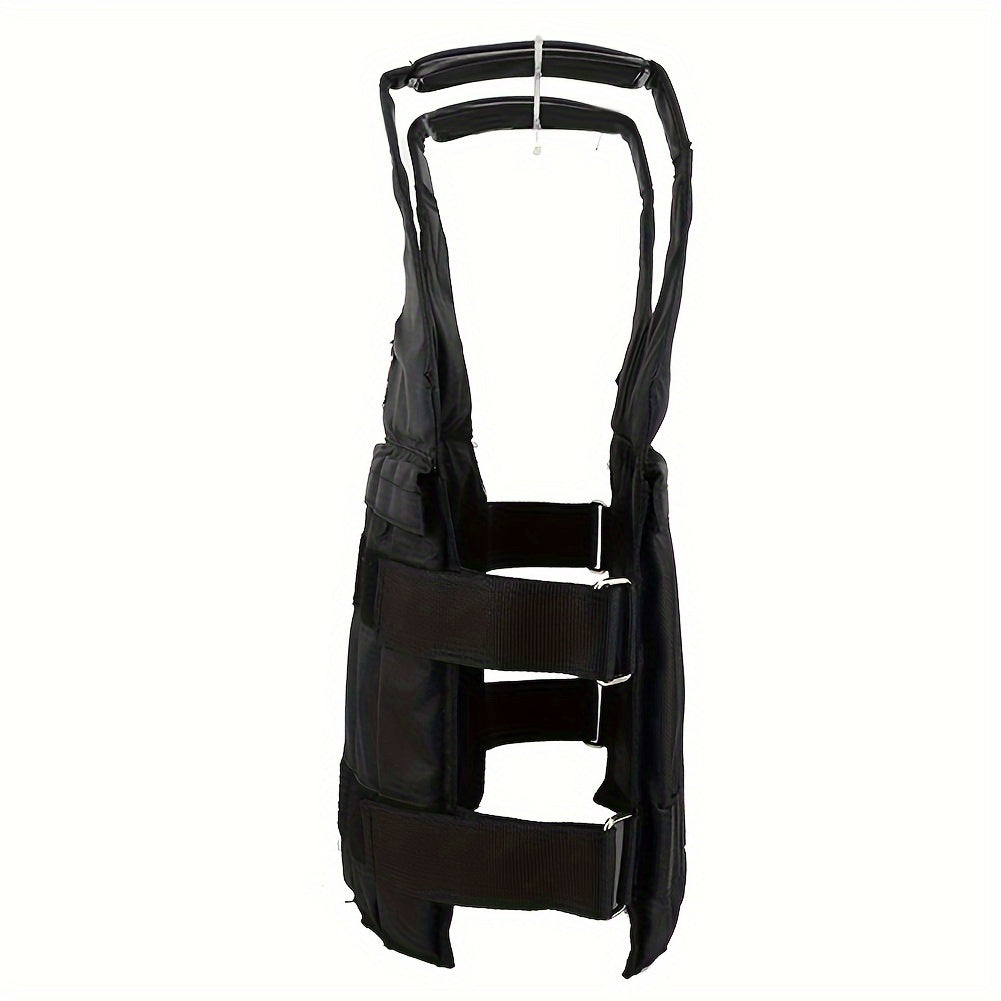 Adjustable Weighted Vest Max Load 20kg 16 Pouches Gym Running Fitness Sports Training Weight Loss Jackets Exercise Waistcoat for Workout Exercise Boxing Training