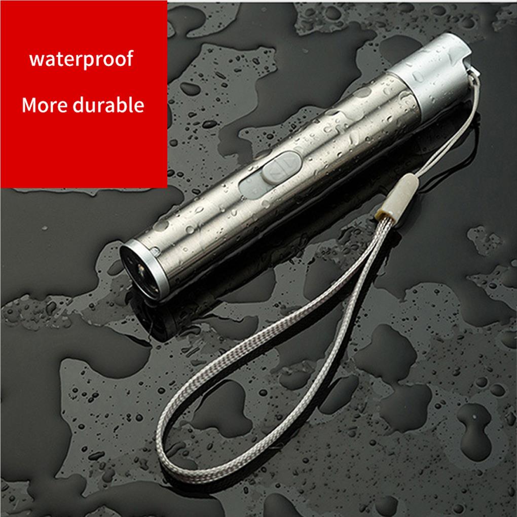 Pointers USB Charging Rechargeable 3-in-1 Flashlight Red Camping Lamp Multifunctional Toy UV Props Pet Training