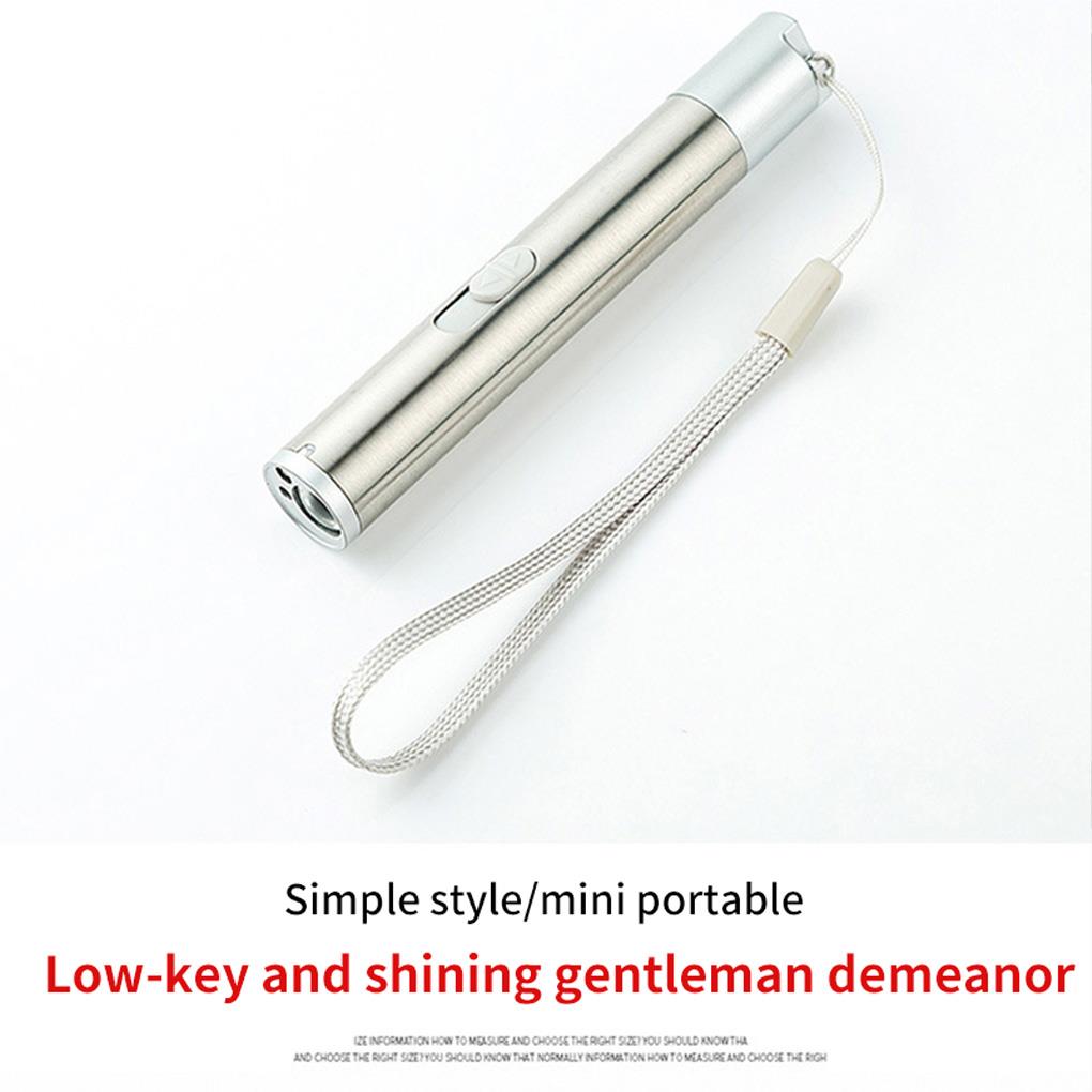 Pointers USB Charging Rechargeable 3-in-1 Flashlight Red Camping Lamp Multifunctional Toy UV Props Pet Training