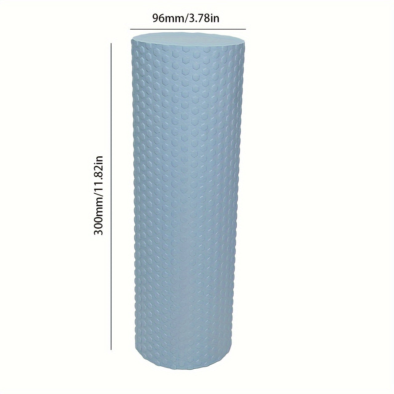 1pc Premium EVA Foam Roller - Textured Surface for Enhanced Flexibility, Muscle Relaxation | Ideal for Yoga, Pilates & Fitness | Available in Purple, Blue, Black, Workout Accessories