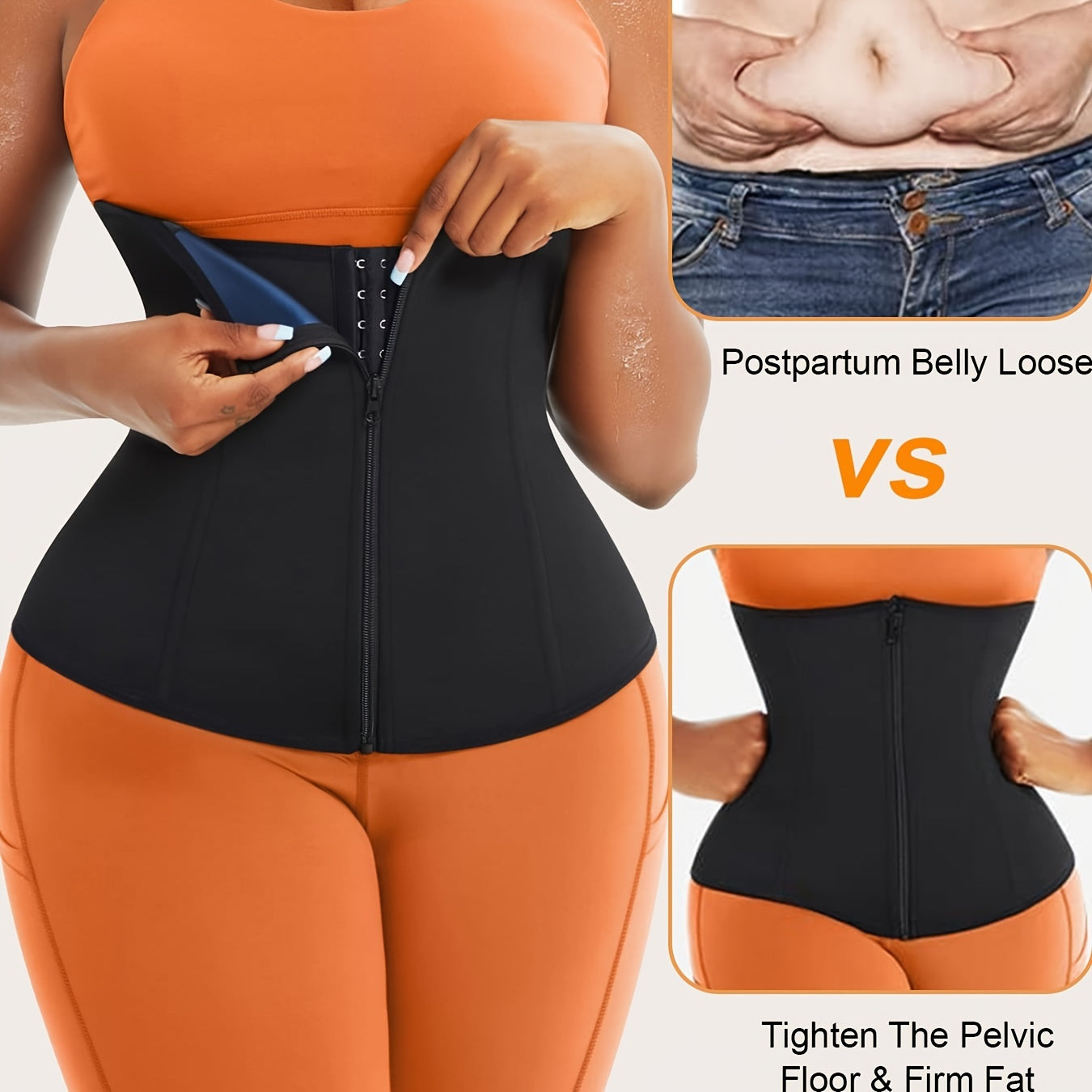 Women's Waist Trainer Trimmer, Slimming Abdomen Belt, Exercise Waist Belt, Sweat-absorbing Belly Belt, Sauna Belt