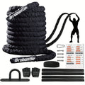 [Heavy Weighted Battle Rope Exercise] Battle Rope Workout Equipment Exercise Heavy Weighted Diameter Battle Rope with Protective Cover Exercise Equipment Core Strength Training Nova Trendz