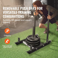 VEVOR Weight Training Pull Sled, Fitness Strength Speed Training Sled, Steel Power Sled Workout Equipment for Athletic Exercise and Speed Improvement Nova Trendz