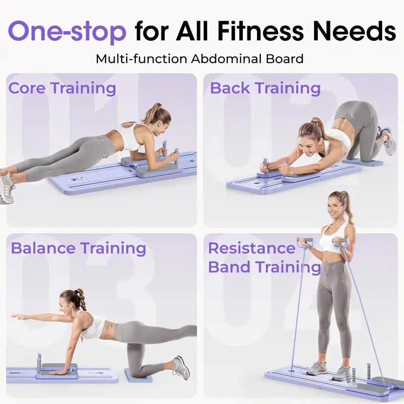Pilates Board, Pilates Reformer, Multifunctional Abdominal Board, Ab Core Trainer, Ab Trainer Machine, Ab Board, Exercise Board, Abs Workout Equipment, Core Workout Equipment Nova Trendz