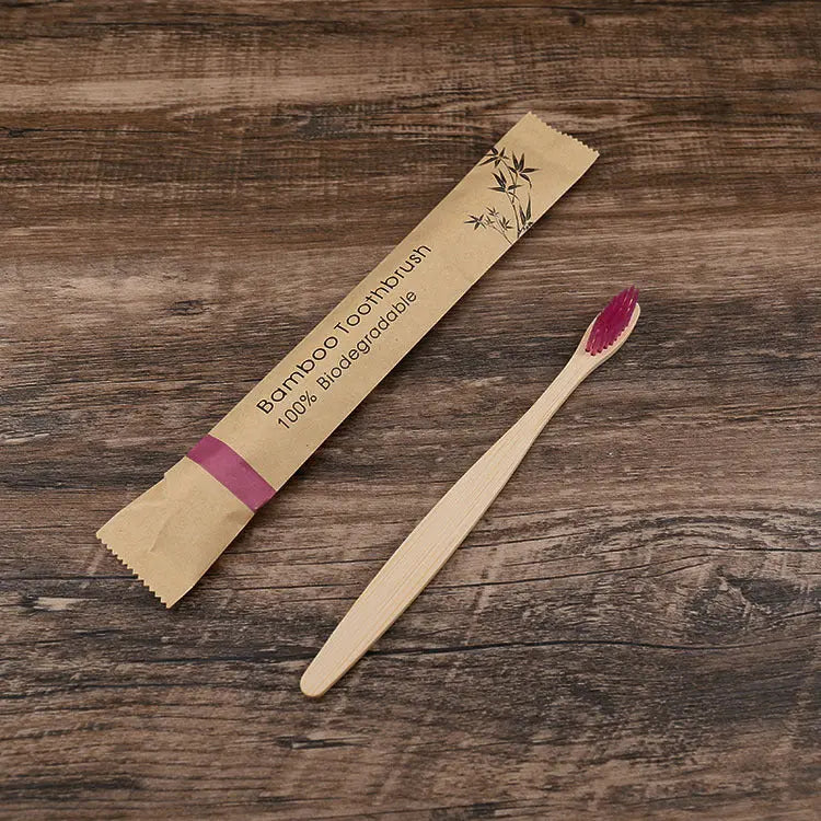 10Pcs Colorful Toothbrush Natural Bamboo Tooth Brush Set Soft Bristle Charcoal Teeth Eco Bamboo Toothbrushes Dental Oral Care (75g)50357526-C11-401
