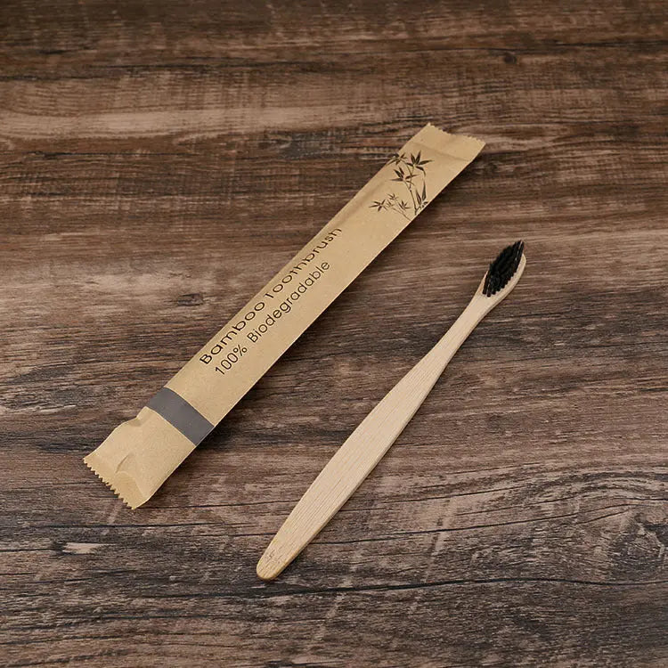 10Pcs Colorful Toothbrush Natural Bamboo Tooth Brush Set Soft Bristle Charcoal Teeth Eco Bamboo Toothbrushes Dental Oral Care (75g)50357526-C11-401