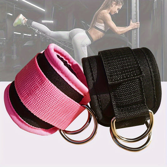 2pcs Adjustable Comfortable Ankle Straps - Ultra-Comfortable Design with Sturdy D-Ring for Secure Attachment - Perfect for Gym, Fitness, Workout, Exercise, Glute & Leg Muscles Training on Cable Machines