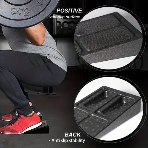 1 Set Adjustable Slant Pedals, Finess Incline Boards, Suitable For Squat Exercise, Calf Stretching, Physical Therapy Nova Trendz