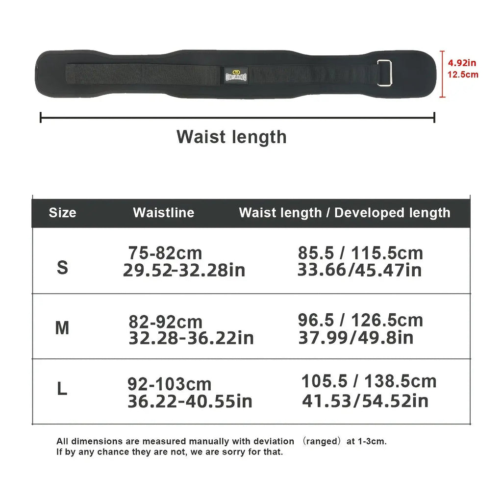 1pc Unisex EVA Weightlifting Belt, Quick Locking Back Support, Waist Band For Bodybuilding, Fitness, Powerlifting, Cross Training, Squats, Workout & Exercise Nova Trendz