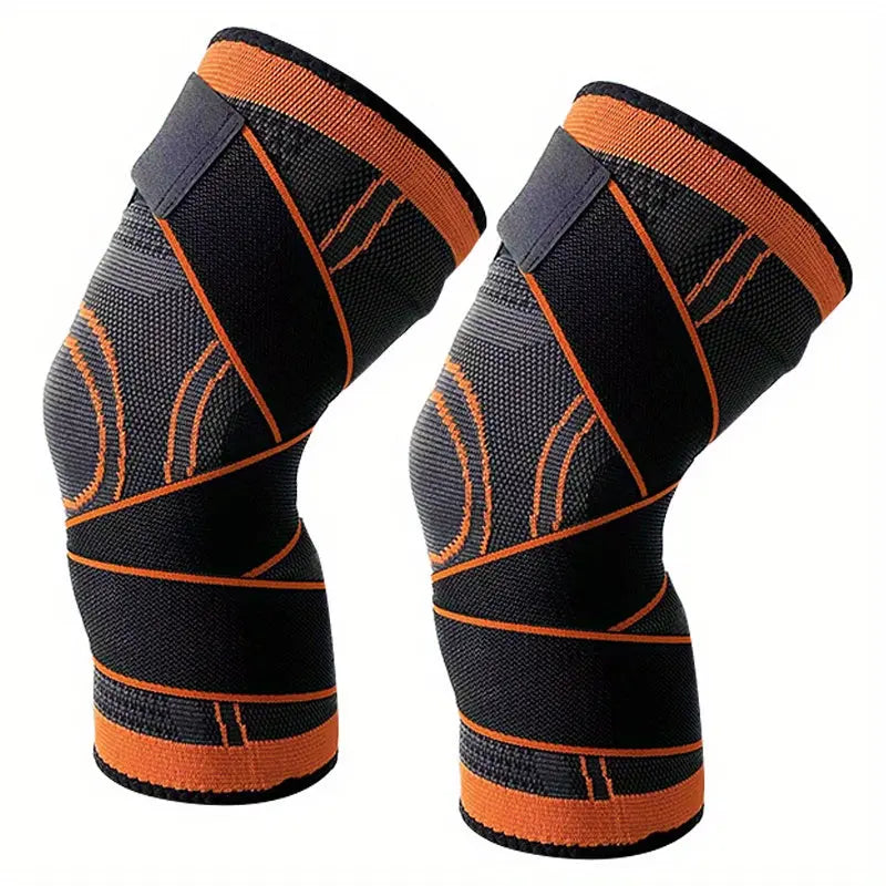 (2pcs) Order A Size Up Get Maximum Knee Support & Arthritis Relief For Men & Women - Adjustable Strap Wrap For Running, Cycling & Exercise! Nova Trendz