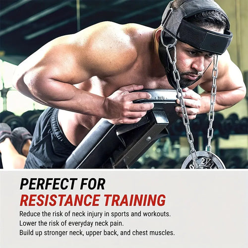1pc Weight Lifting Training Headband With Chain, Suitable For Strength Training, Muscle Exercise Nova Trendz