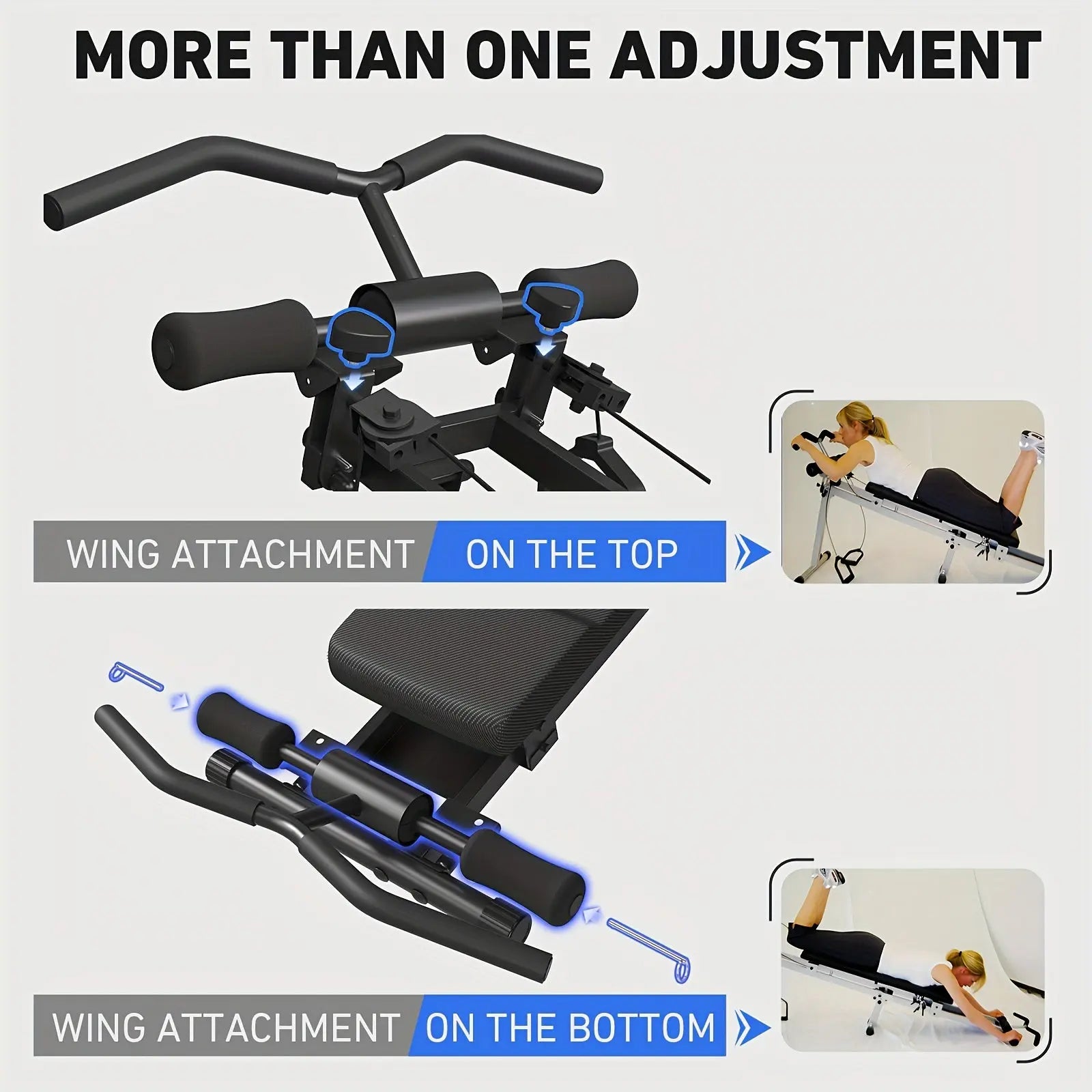 1 Total Gym Bench Press - Versatile Indoor Home Gym Workout Equipment, Black Iron with Adjustable Backrest and Arm Support, Ideal for Full Body Strength Training, Gym Accessories Nova Trendz