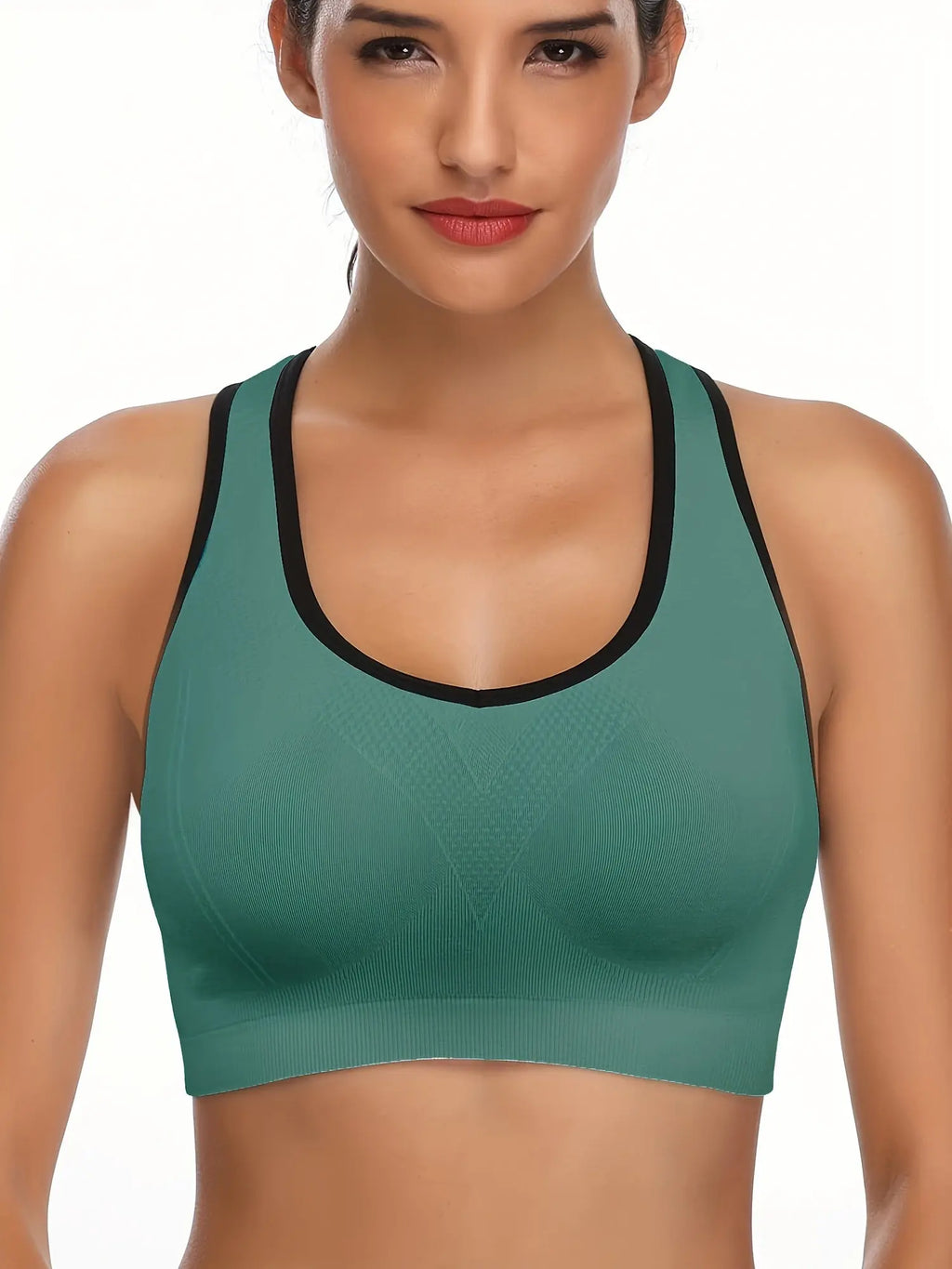 3pcs Women'S Sports Bra Set - Short, Removable Padding, Light Support, Cross Strap Design for Yoga & Exercise, Pink, White, and Blue Options, Yoga Apparel | Stylish Sports Bra | Comfortable Fit, Sports Bra Set Nova Trendz