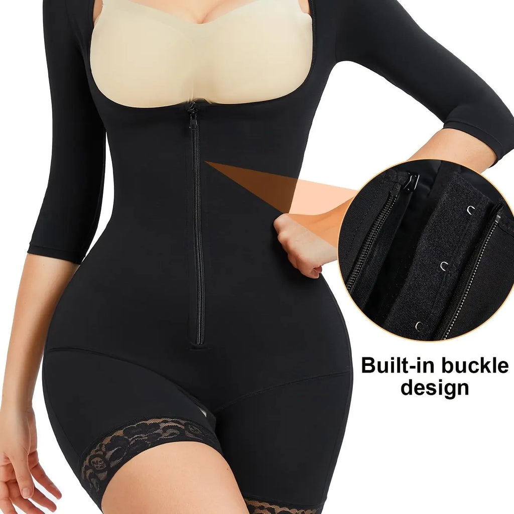 Postpartum Shaping Bodysuit - Waist Trainer Tummy Control Open Crotch Open Bust Slip Body Shaper - Breathable Fabric - For Women Postpartum Recovery & Shapewear - Suitable for Daily Wear & Exercise - Perfect Gift for New Moms Nova Trendz