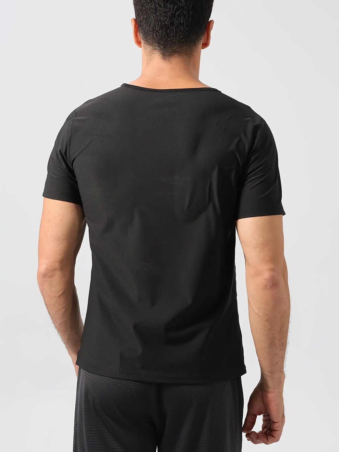 Sauna Shirt For Men, Short Sleeve Sauna Suit For Men Weight Loss, Sweat Body Shaper Sauna Vest For Men Gym Exercise Sauna Top Nova Trendz