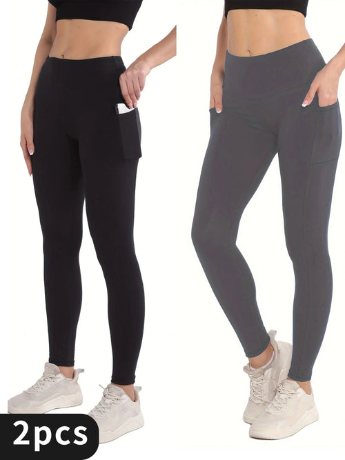 4-Pack High-Waisted Women's Sports Shorts, Solid Color Seamless Breathable Comfort Athletic Wear, Gym Yoga Exercise Shorts, Sporty Style Nova Trendz