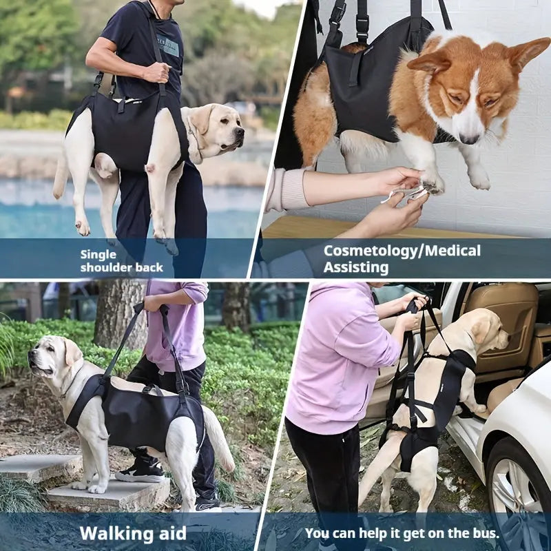 ComfortFit Pet Support Harness - Adjustable Lifting Sling for Elderly, Disabled, and Rehabilitative Exercise - Stair Assistance, Health & Beauty Care Accessory for Senior Dogs, Arthritis, and Post-Surgery Recovery Nova Trendz