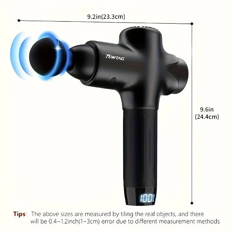 NEW TAG Muscle Massage Gun Upgraded Muscle Massage Gun Silent Portable Electric Massager Deep Tissue Massager Suitable for muscle relaxation after exercise Fitness training supplies Nova Trendz