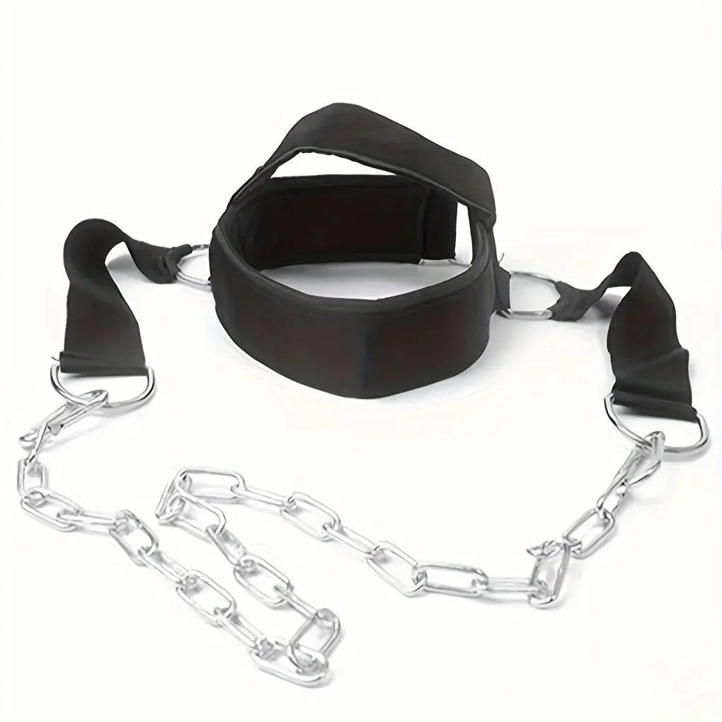1pc Weight Lifting Training Headband With Chain, Suitable For Strength Training, Muscle Exercise Nova Trendz