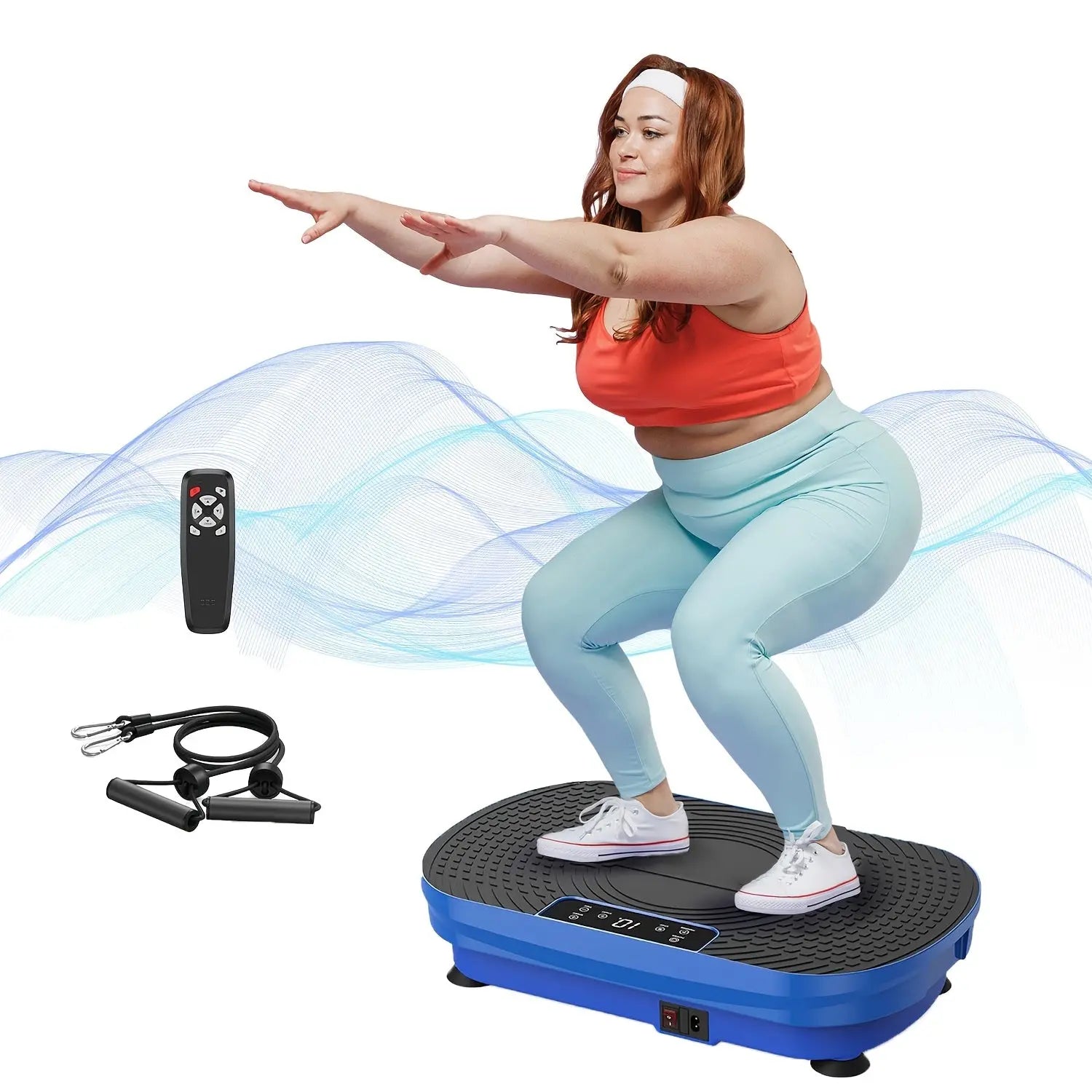Vibration Plate Equipment- Whole Body Workout Equipment for Women, And Silicone Pedal, Gift Stocking, Christmas Gift for Your Family Nova Trendz