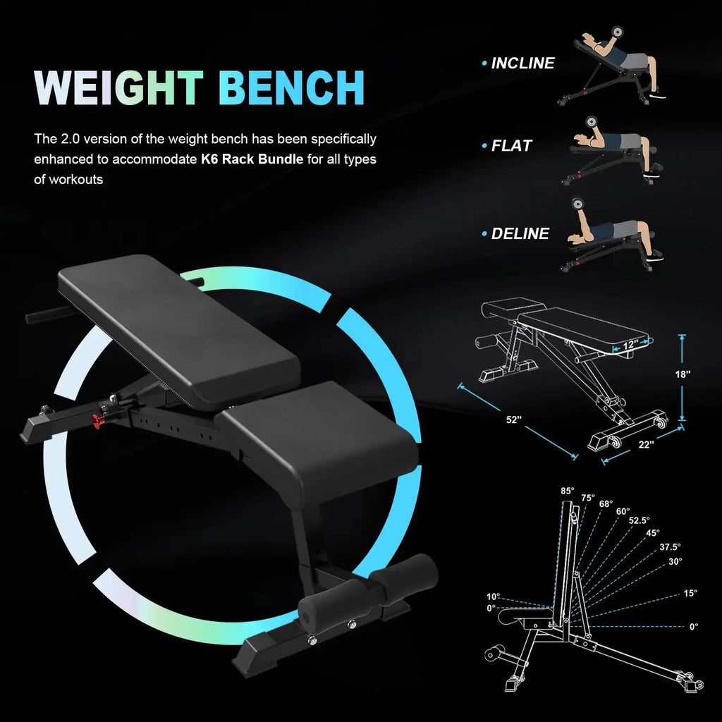 Mikolo Power Cage, Power Rack with Cable Crossover System, 1500LBS Squat Rack with LAT Pull Down System, Workout Cage with Pulley System for Fitness Home Gym Nova Trendz