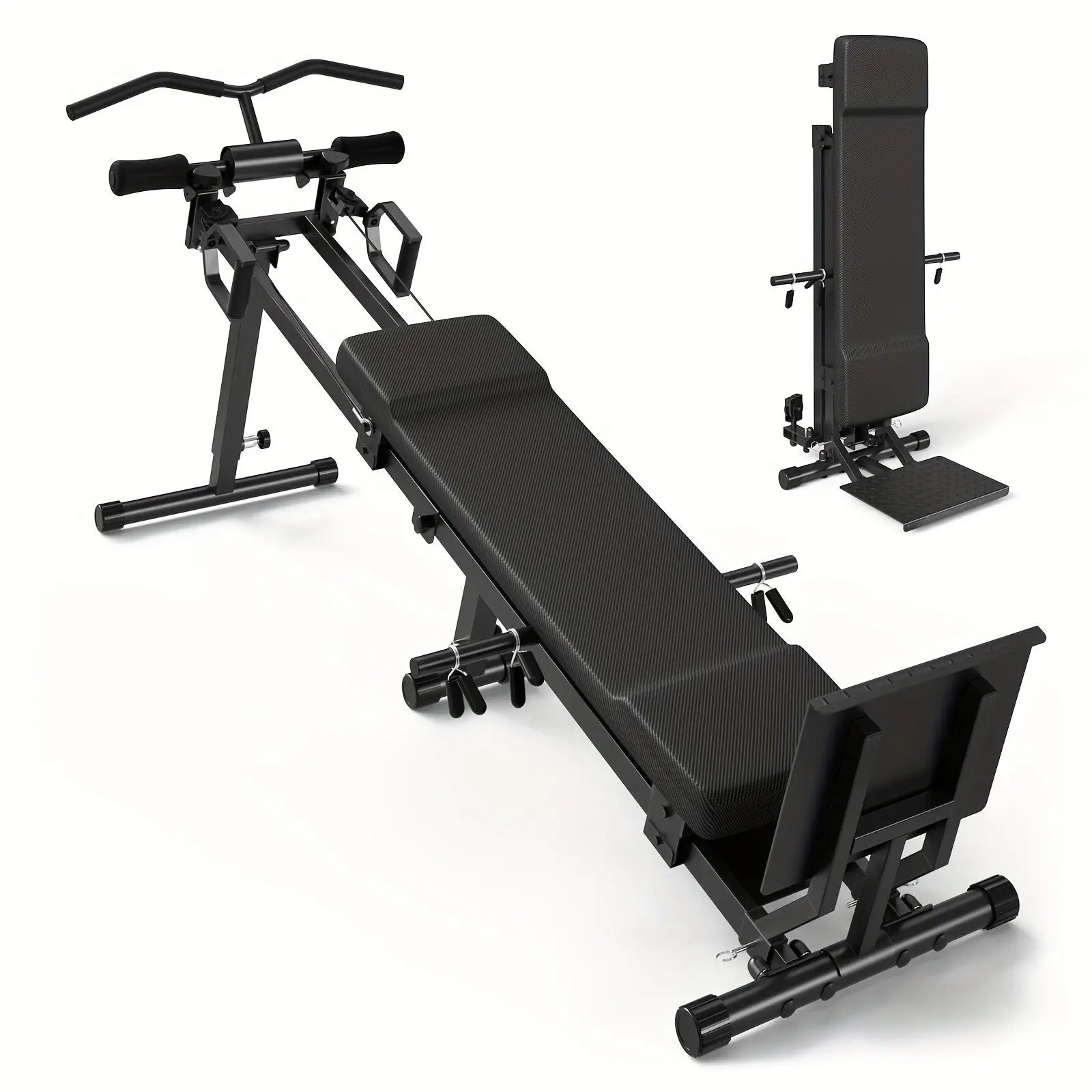 1 Total Gym Bench Press - Versatile Indoor Home Gym Workout Equipment, Black Iron with Adjustable Backrest and Arm Support, Ideal for Full Body Strength Training, Gym Accessories Nova Trendz