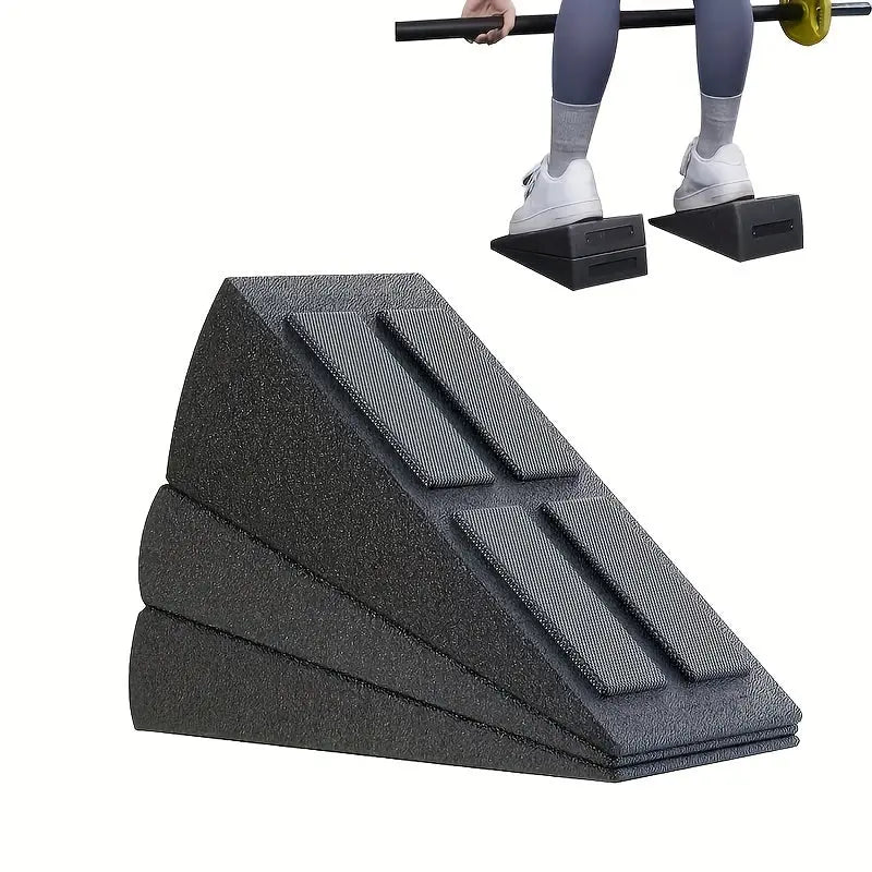1 Set Adjustable Slant Pedals, Finess Incline Boards, Suitable For Squat Exercise, Calf Stretching, Physical Therapy Nova Trendz