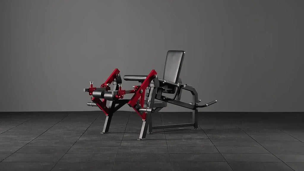 [4-IN-1 Leg Exercise Machine] 4-IN-1 Leg Exercise Machine - Single Leg Extension And Lying Leg Curl, Adjustable Leg Bench - 350lb Capacity, Plate Loaded Home Gym Nova Trendz