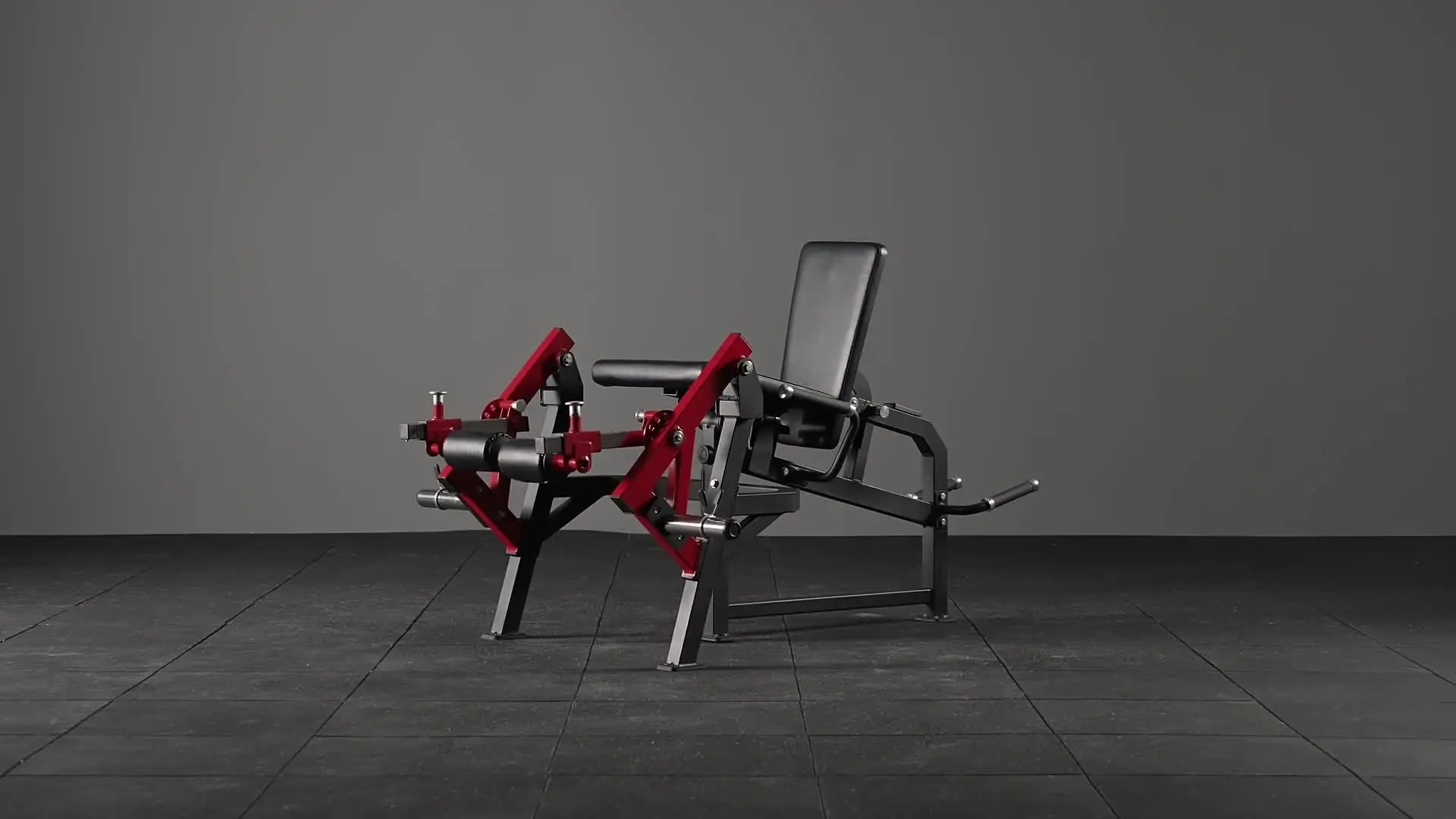 [4-IN-1 Leg Exercise Machine] 4-IN-1 Leg Exercise Machine - Single Leg Extension And Lying Leg Curl, Adjustable Leg Bench - 350lb Capacity, Plate Loaded Home Gym Nova Trendz