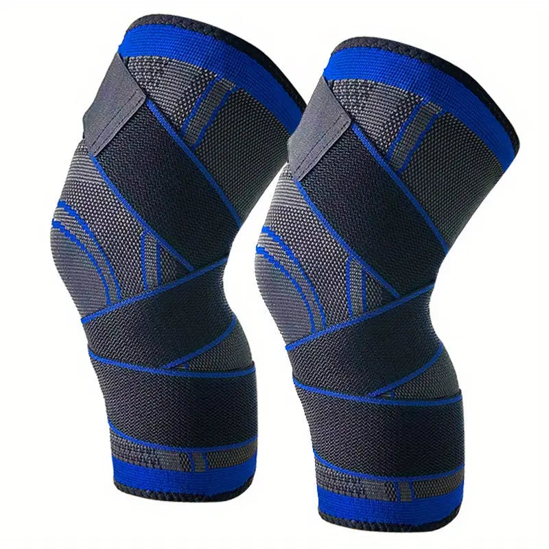 (2pcs) Order A Size Up Get Maximum Knee Support & Arthritis Relief For Men & Women - Adjustable Strap Wrap For Running, Cycling & Exercise! Nova Trendz