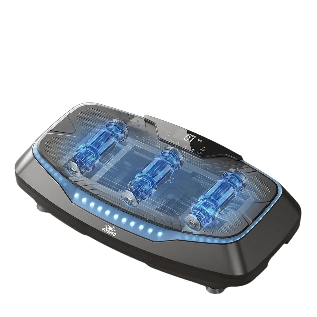 4D Vibration Plate-Triple Motors Oscillation, Linear, Pulsation Vibration Plate Exercise Machine, 30Hz-40Hz Vibration Plate Exercise Machine for Bone Density Building & Lymphatic Drainage Nova Trendz
