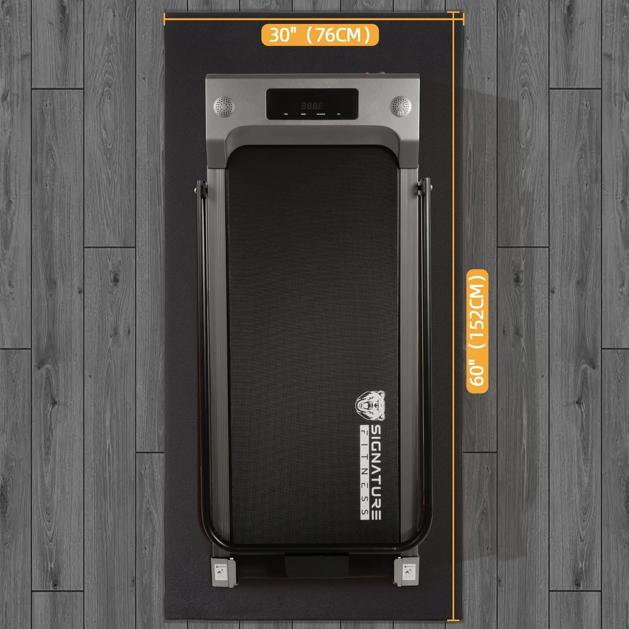 High Density Home Gym Treadmill Exercise Bike Equipment Mat, 1/4" Thick, Multiple Sizes Nova Trendz
