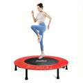 36" Foldable Mini Trampoline, Sports Trampoline for Indoor and Outdoor Use, Professional Round Jumping Cardio Trampoline, Max Load 300lbs/170lbs with Safety Pad, Stable & Quiet Exercise Rebounder for Adults Indoor, Garden Wor Nova Trendz