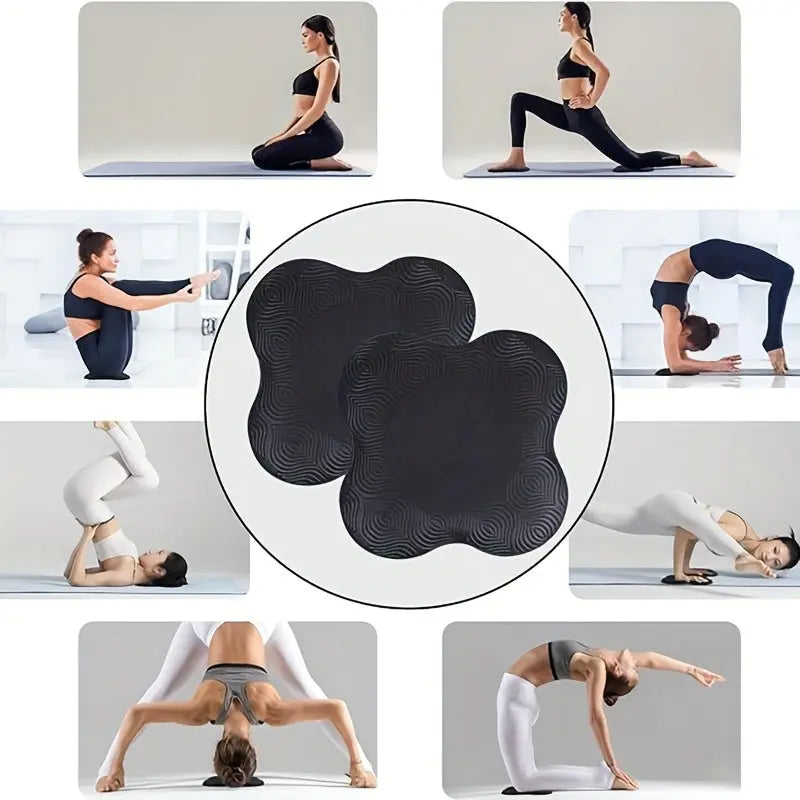 2pcs Fitness Yoga Kneeling Pads, Suitable For Flat Support, Strength Training, Yoga And Pilates Exercise Nova Trendz