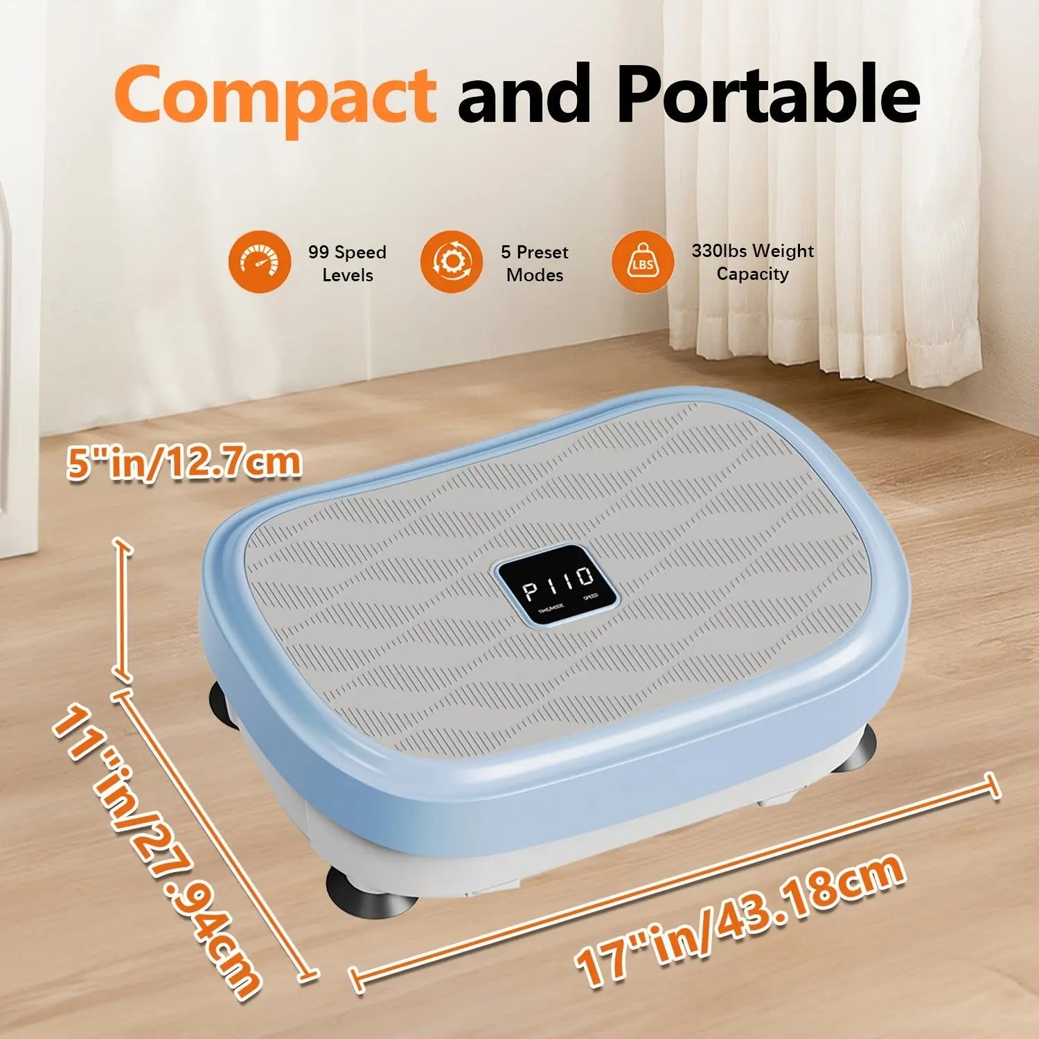 Fitness Pedel/ Vibration Plate Exercise Machine, Multiple Preset Modes Vibration Platform, Whole Body Workout Exercise Machine For Body Building, Quiet And Portable, Ideal Home Gym Workout Equipment, Perfect Gift, Without Bat Nova Trendz